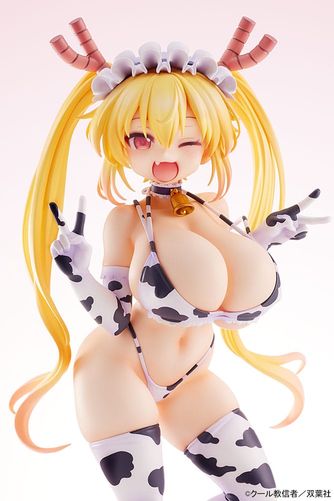 Miss Kobayashi's Dragon Maid PVC Statue 1/7 Tohru Cow Pattern Bikini Ver. 25 cm - MangaShop.ro
