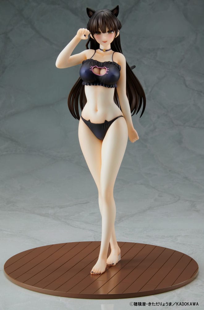 Mishiranu Joshikousei ni Kankinsareta Mangaka no Hanashi PVC Statue 1/6 Konata Competitive Swimsuit & Cat Lingerie Costume Set 26 cm - MangaShop.ro