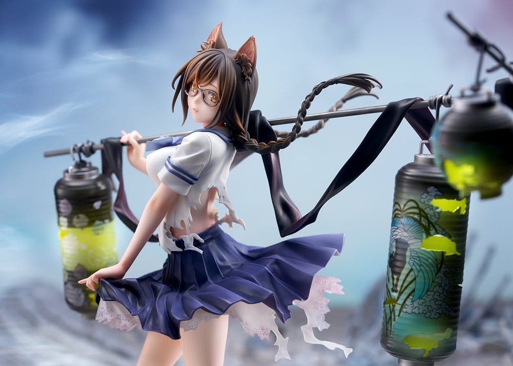 Comics Bakemonogatari PVC Figure 1/7 Tsubasa Hanekawa 26 cm - MangaShop.ro