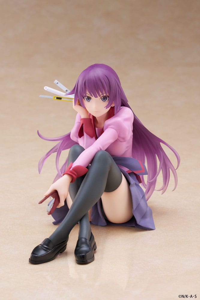 Monogatari PVC Statue Desktop Cute Figure Hitagi Senjougahara 13 cm - MangaShop.ro
