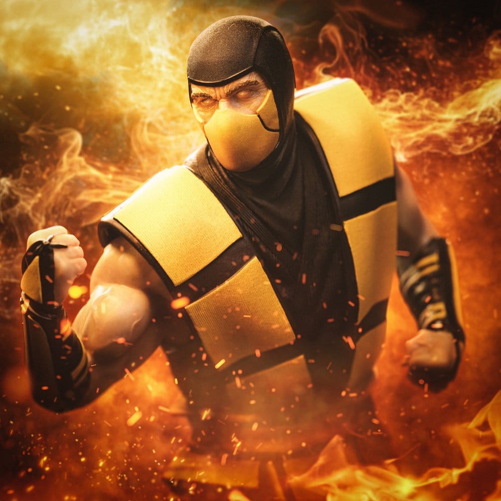 Mortal Kombat Art Scale Statue 1/10 Scorpion (Variant) heo exclusive 21 cm - MangaShop.ro