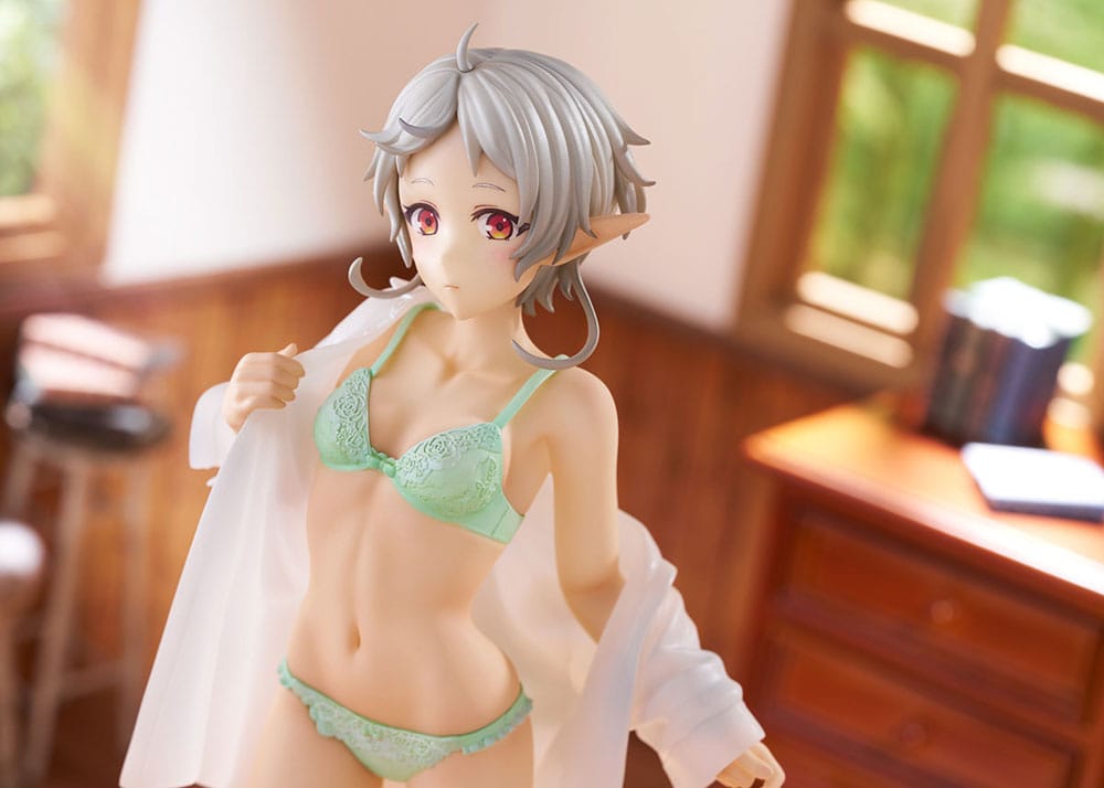 Mushoku Tensei Jobless Reincarnation II Isekai Ittara Honki Dasu PVC Statue 1/7 Sylphiette Greyrat Changing Clothes Mode 23 cm - MangaShop.ro