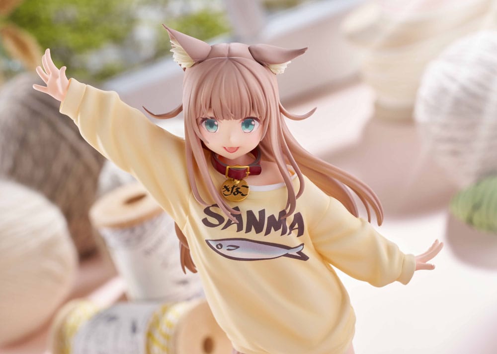 My Cat Is a Kawaii Girl Statue 1/6 Kinako Play With Ver. AmiAmi 21 cm - MangaShop.ro