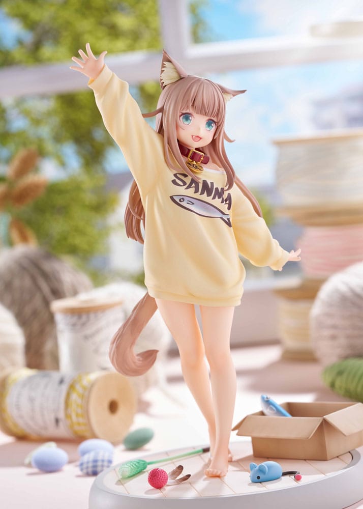 My Cat Is a Kawaii Girl Statue 1/6 Kinako Play With Ver. AmiAmi 21 cm - MangaShop.ro