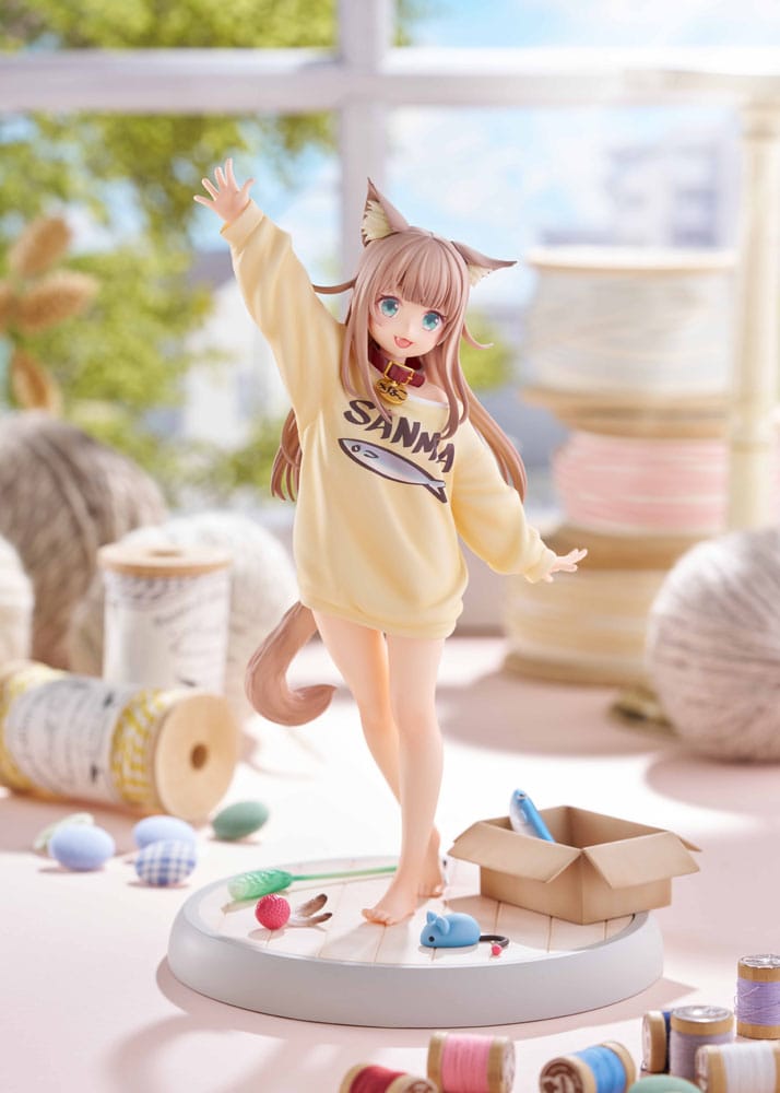 My Cat Is a Kawaii Girl Statue 1/6 Kinako Play With Ver. AmiAmi Limited Edition 21 cm - MangaShop.ro
