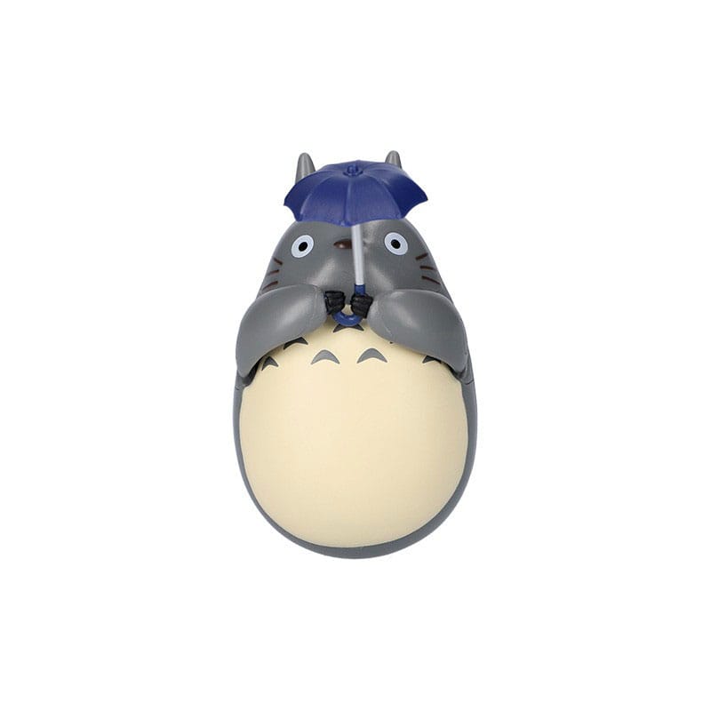 My Neighbor Totoro Round Bottomed Figurine Big Totoro with leaf 7 cm - MangaShop.ro