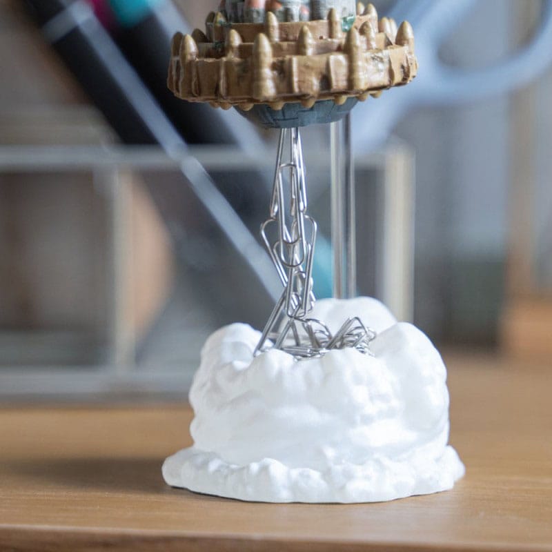 Castle in the Sky Statue Magnet Flying Castle 13 cm - MangaShop.ro