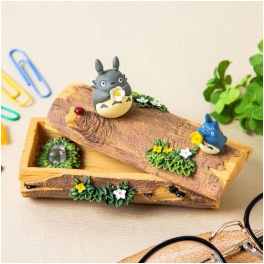 My Neighbor Totoro Diorama / Storage Box Totoro Trumpet 8 cm - MangaShop.ro