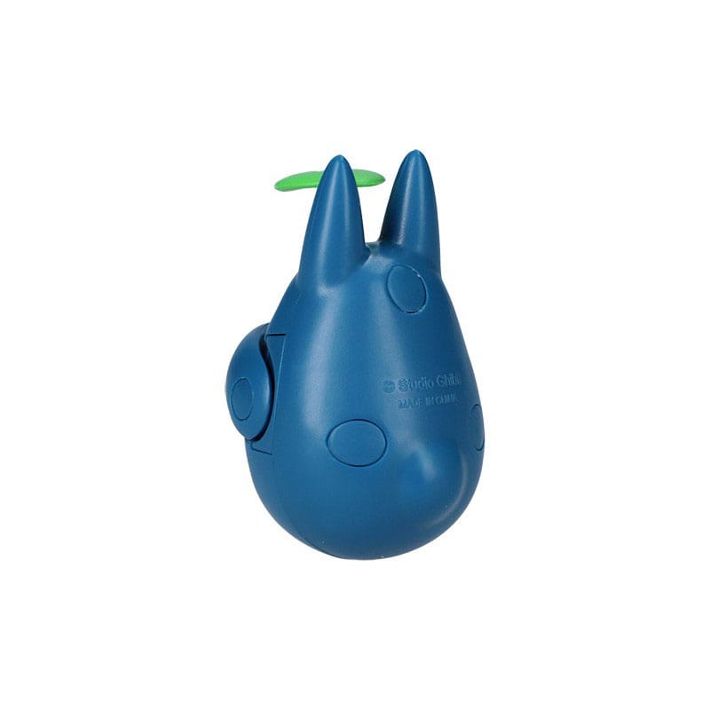 My Neighbor Totoro Round Bottomed Figurine Mid Totoro with leaf 6 cm - MangaShop.ro