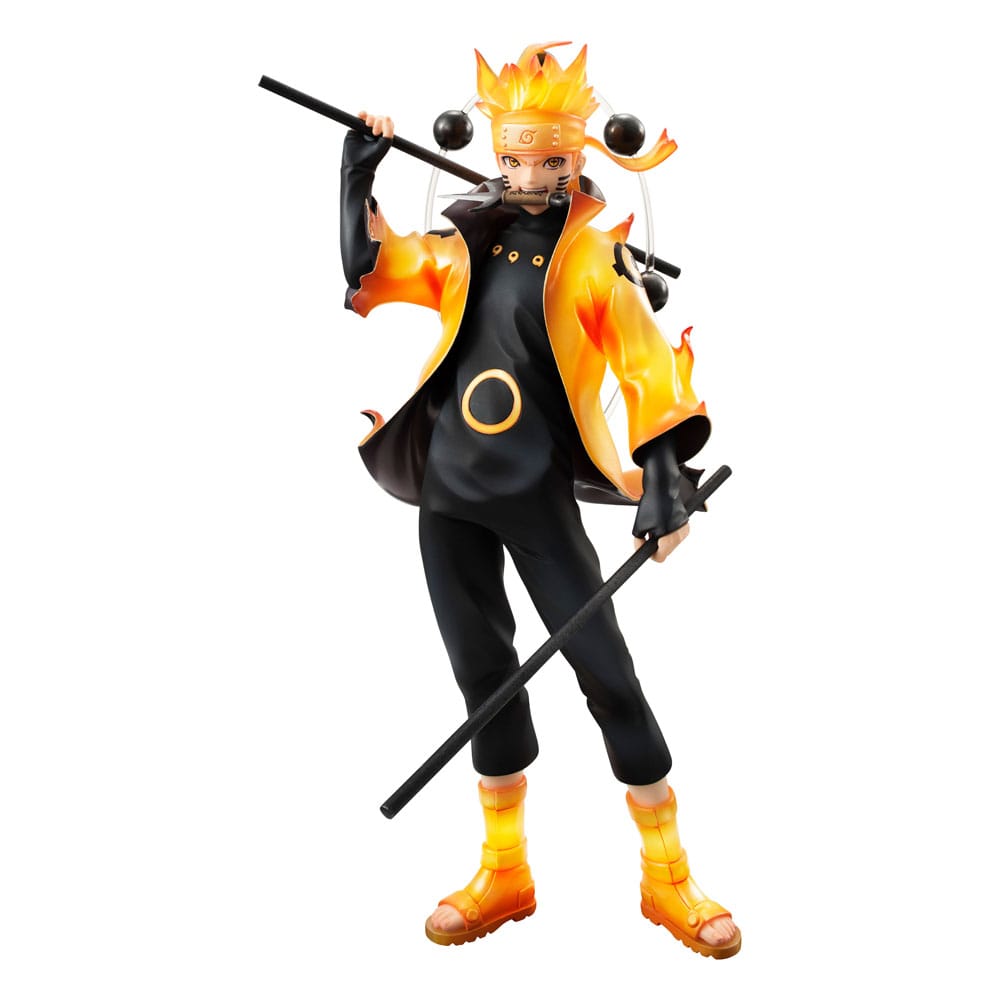 Naruto Shippuden G.E.M. Series PVC Statue Naruto Uzumaki Six Paths Sage Mode 15th Anniversary Ver. 22 cm - MangaShop.ro