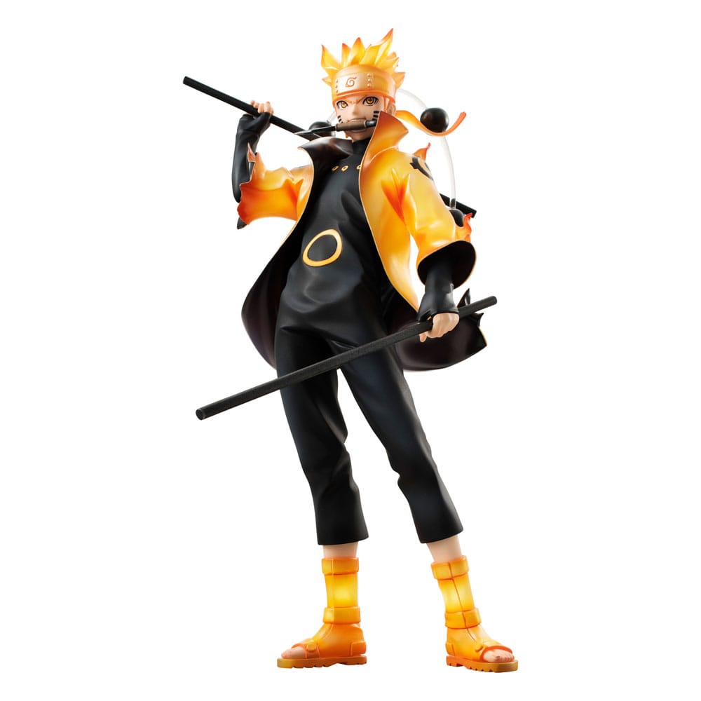 Naruto Shippuden G.E.M. Series PVC Statue Naruto Uzumaki Six Paths Sage Mode 15th Anniversary Ver. 22 cm - MangaShop.ro