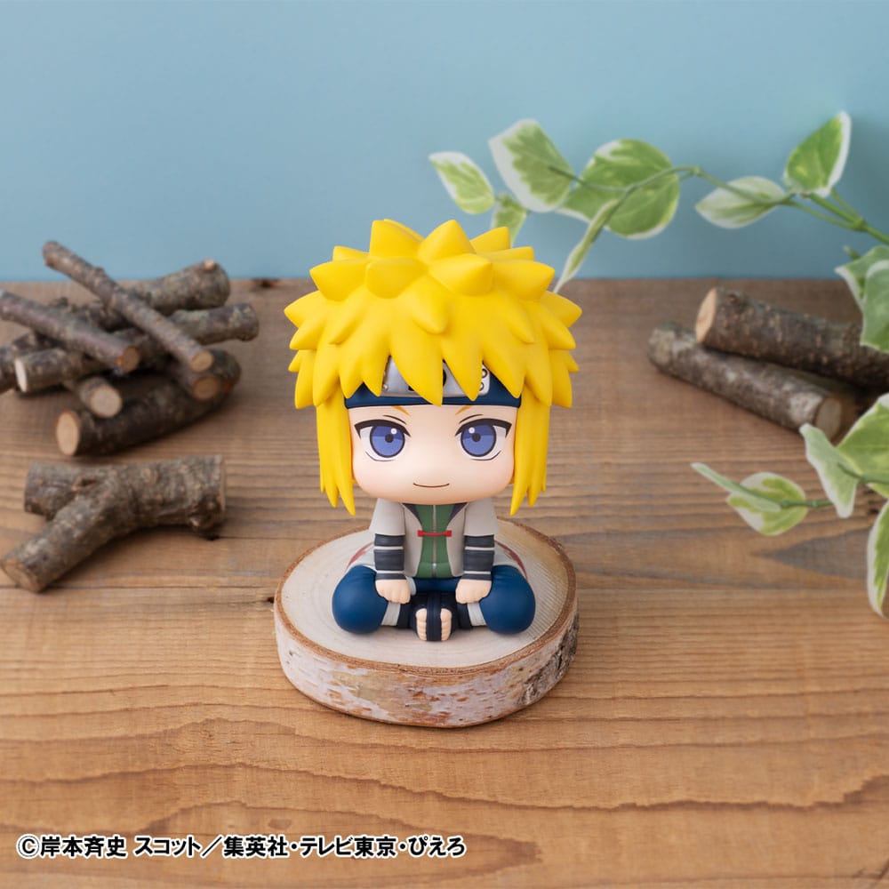Naruto Shippuden Look Up PVC Statue Naruto Uzumaki Six Paths Sage Mode & Minato Namikaze 11 cm (with gift) - MangaShop.ro