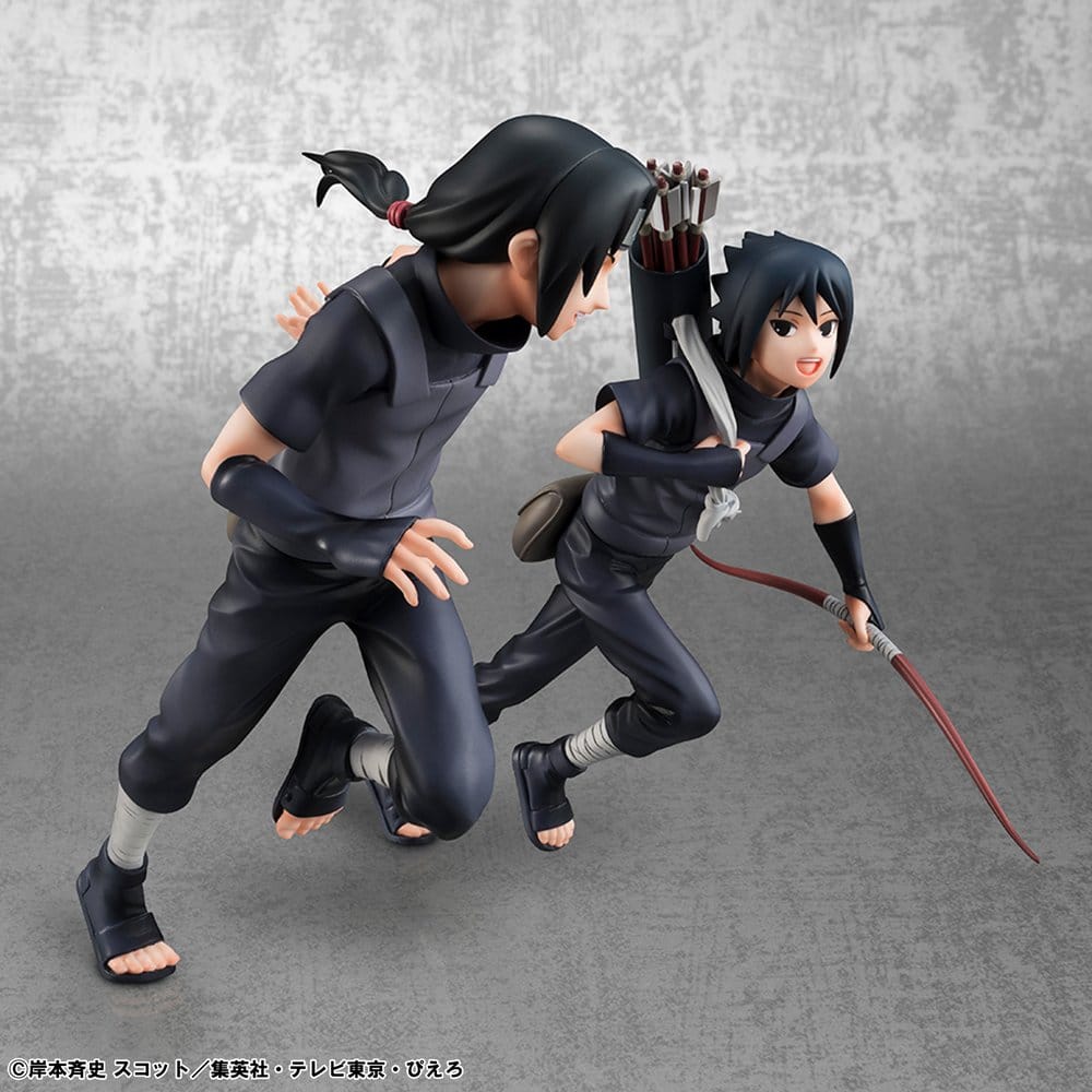 Naruto Shippuden G.E.M. Series PVC Figures 2-Pack Itachi Uchiha & Sasuke (Repeat) - MangaShop.ro