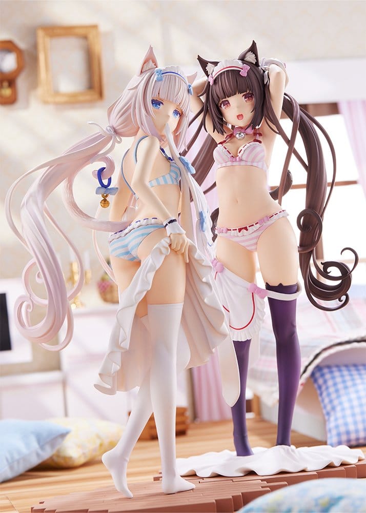 Nekopara PVC Figure 1/7 Chocola Dress up time 24 cm - MangaShop.ro