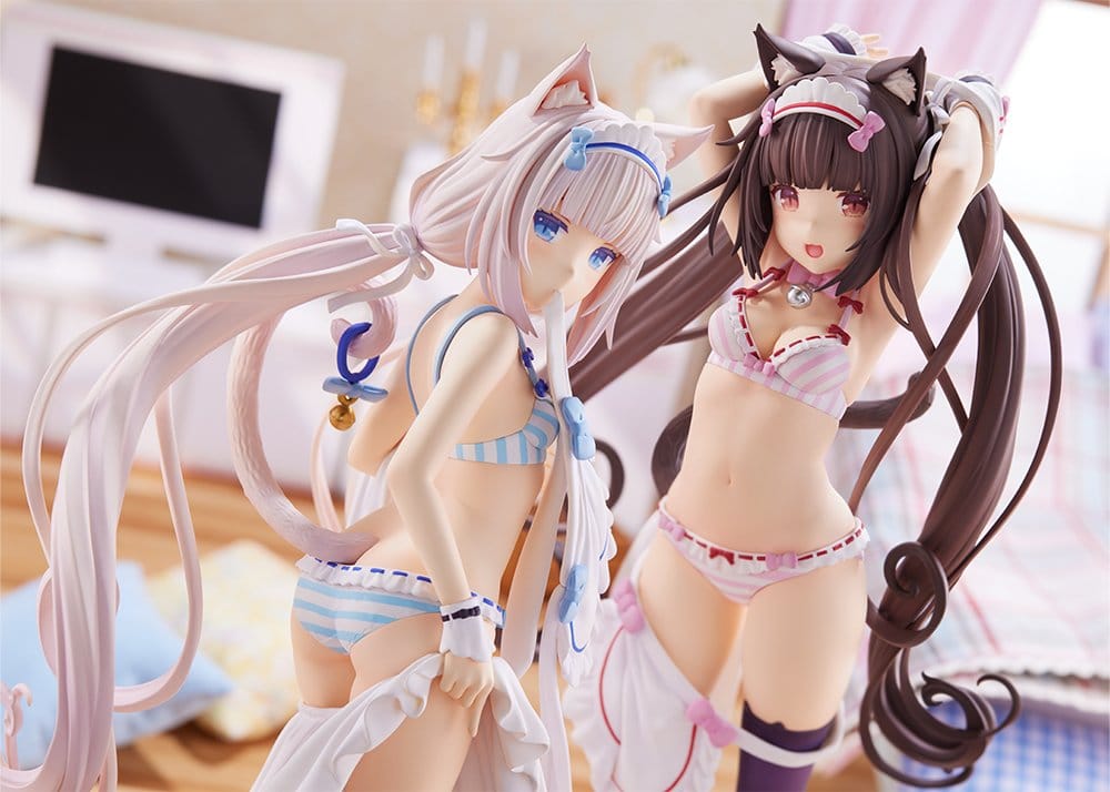 Nekopara PVC Figure 1/7 Chocola Dress up time 24 cm - MangaShop.ro