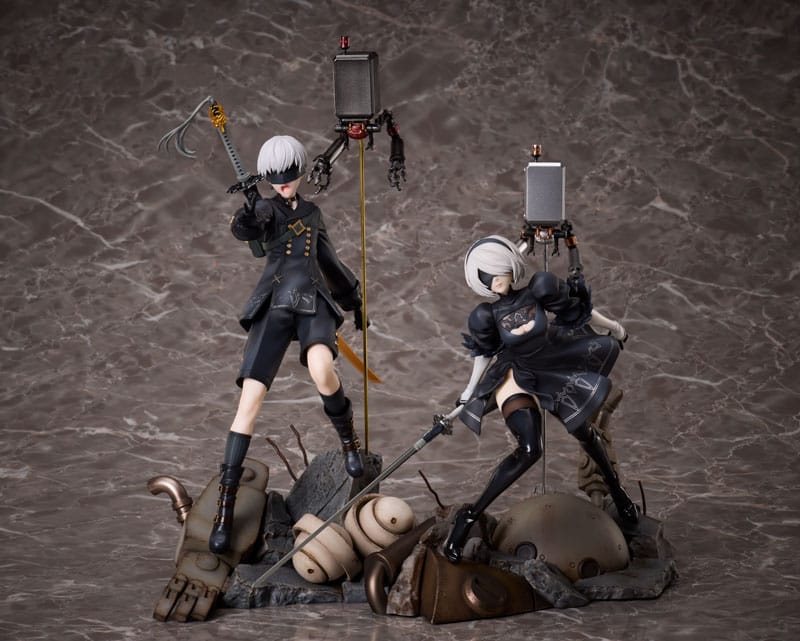 NieR:Automata 1/7 Statue PVC 9S Deluxe Version 23 cm - MangaShop.ro