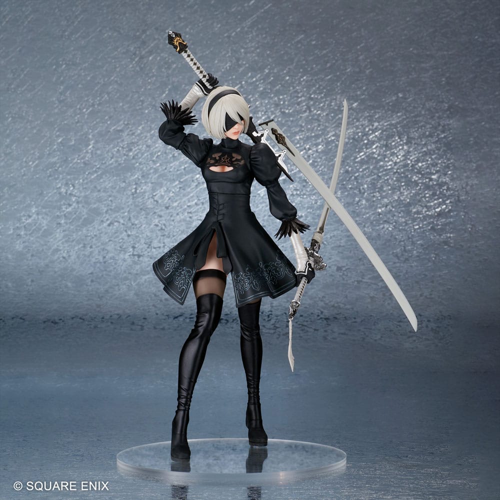 NieR:Automata PVC Statue 2B (YoRHa No. 2 Type B) Ver. 2.0 29 cm - MangaShop.ro