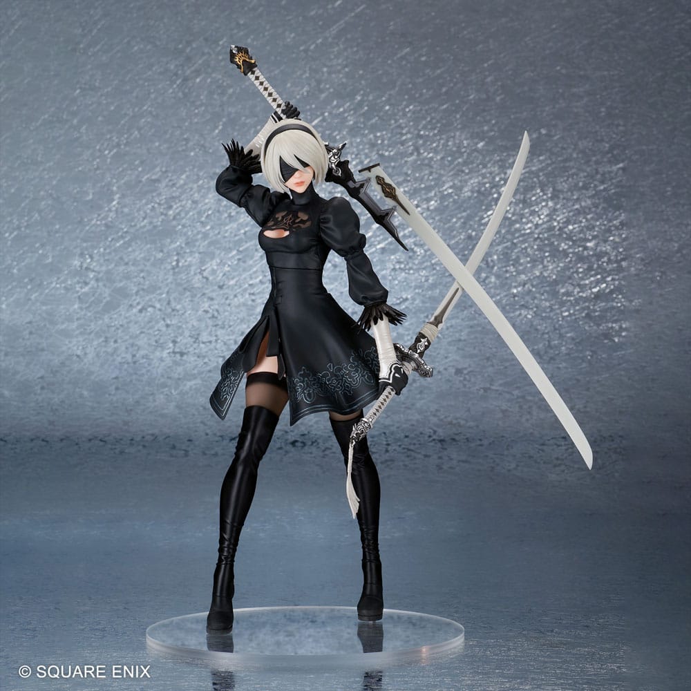 NieR:Automata PVC Statue 2B (YoRHa No. 2 Type B) Ver. 2.0 29 cm - MangaShop.ro