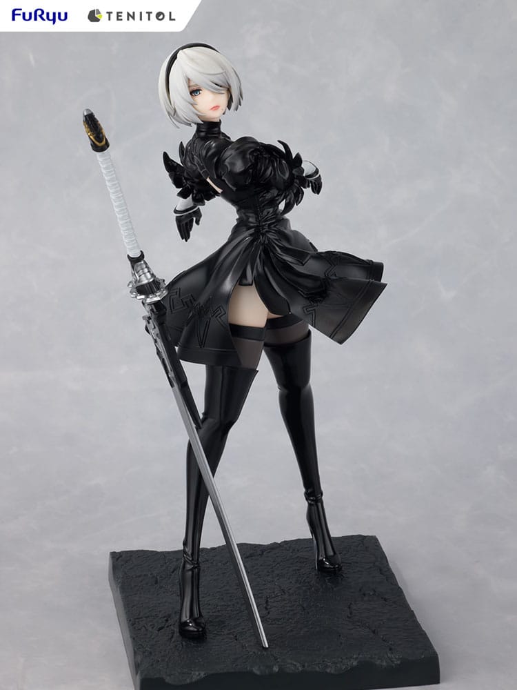 NieR:Automata Tenitol PVC Statue 2B Ver1.1a 22 cm - MangaShop.ro
