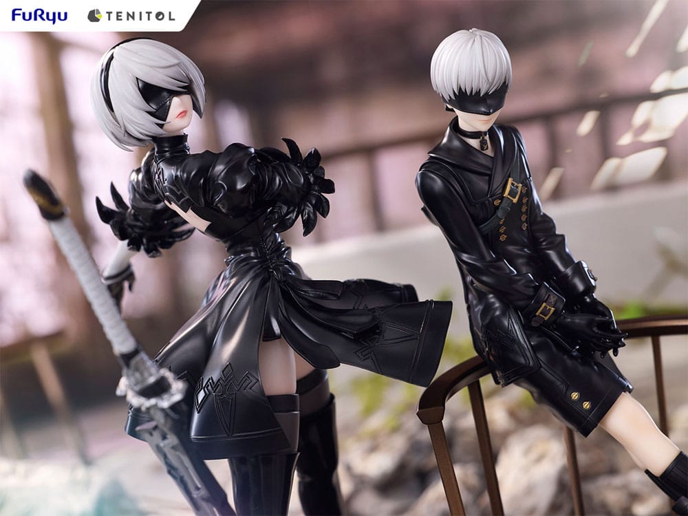 NieR:Automata Tenitol PVC Statue 2B Ver1.1a 22 cm - MangaShop.ro