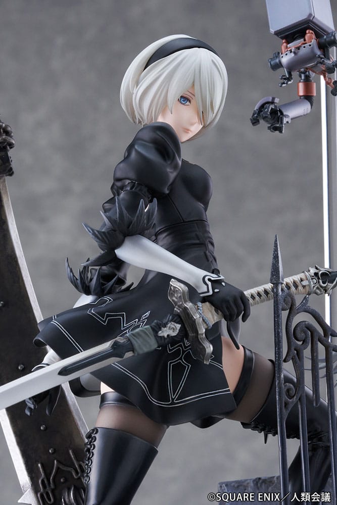 NieR:Automata Ver1.1a PVC Statue 1/7 YoRHa No. 2 Type B Search 31 cm - MangaShop.ro