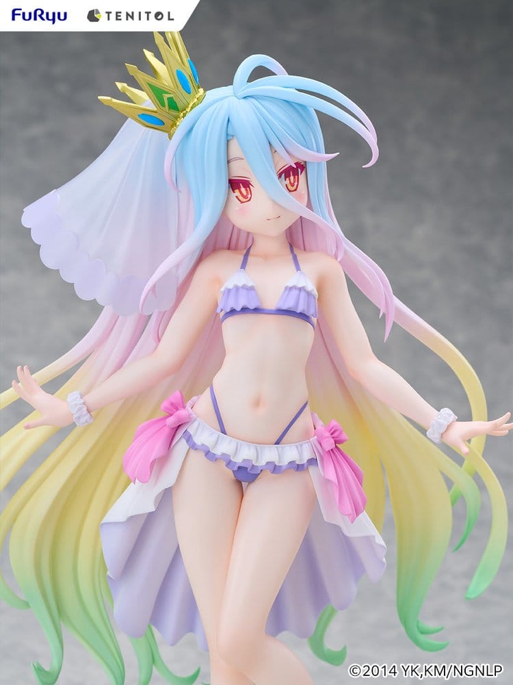 No Game No Life Tenitol Tall PVC Figure Shiro swimwear dress Ver. 29 cm - MangaShop.ro