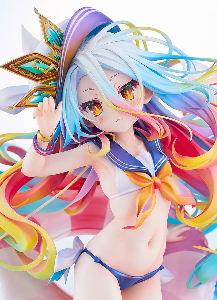 No Game No Life Statue 1/7 Shiro: Sailor-Style Swimsuit Ver. 24 cm - MangaShop.ro