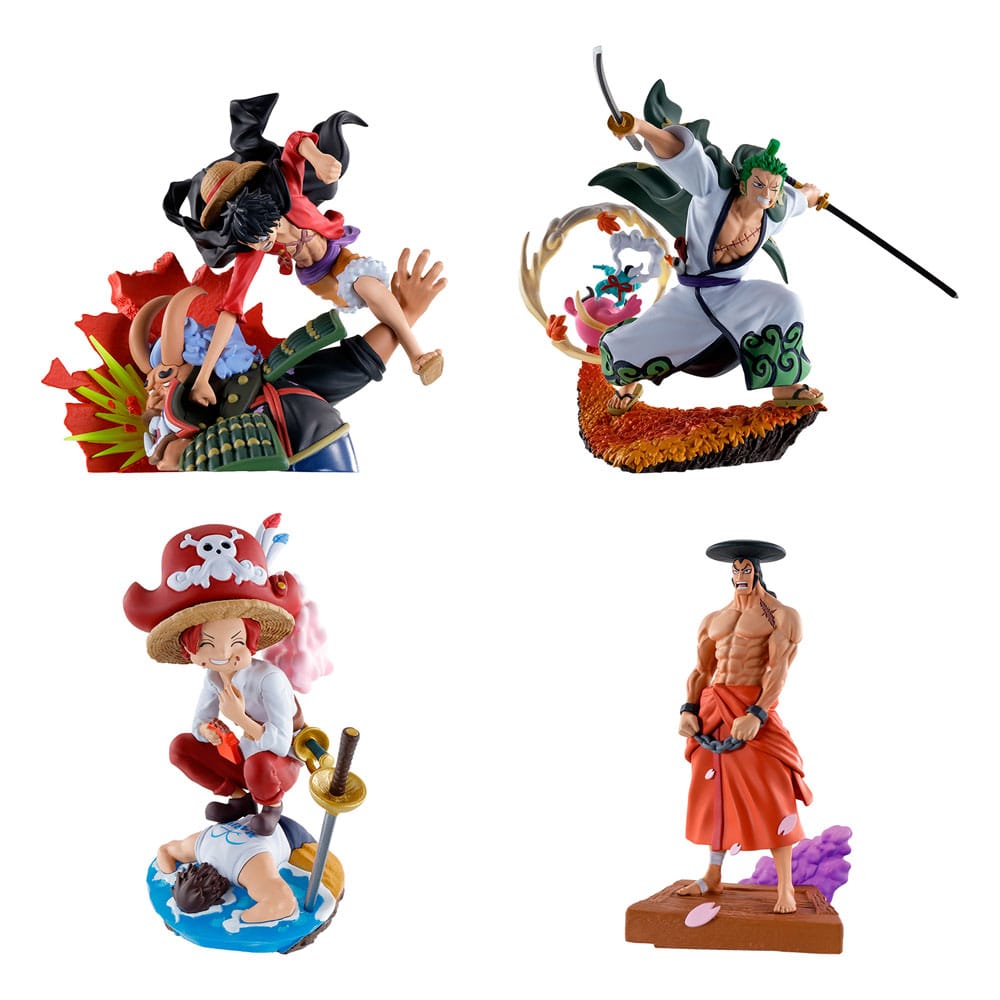 One Piece Petitrama PVC Mini Statue Logbox Re Birth Wano Kuni Vol. 1 Set 9 cm - MangaShop.ro