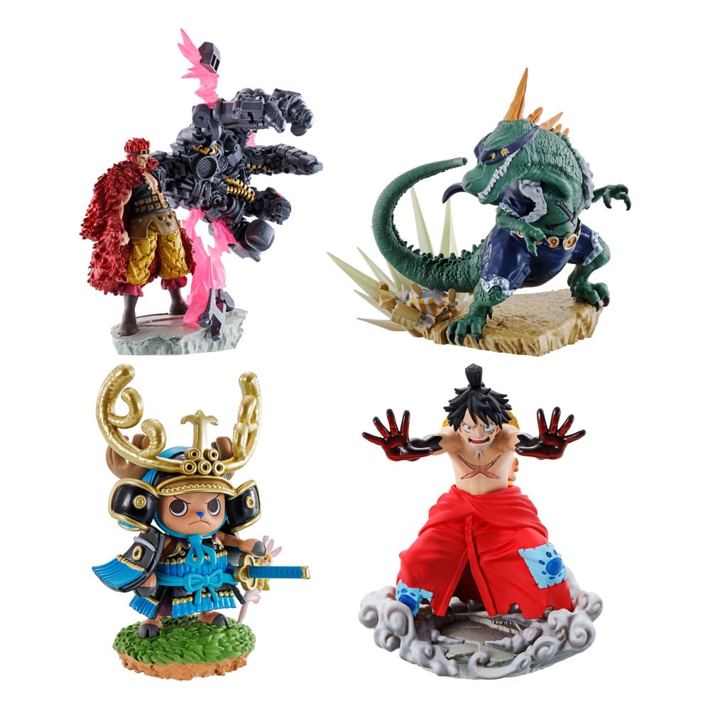 One Piece Petitrama PVC Mini Statue Logbox Re Birth Wanokuni Vol. 2 Set 9 cm - MangaShop.ro