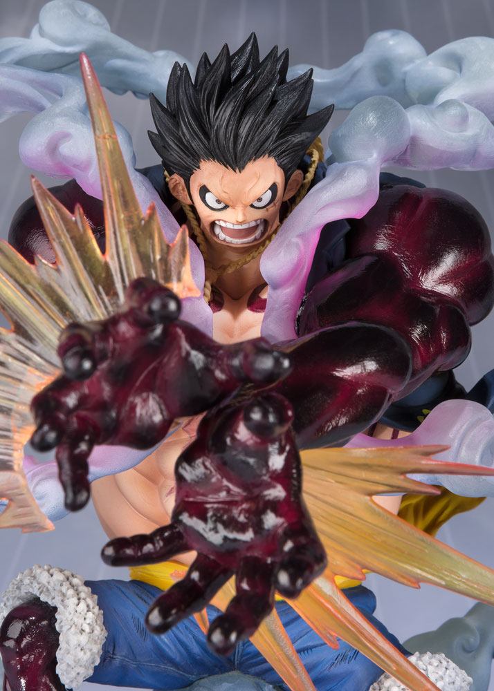One Piece FiguartsZERO PVC Statue Monkey D. Luffy Gear 4 Leo Bazooka Reissue 18 cm - MangaShop.ro