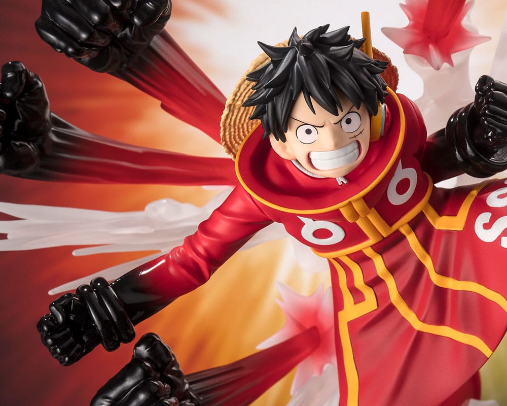 One Piece Figuarts ZERO Extra Battle PVC Statue Monkey D. Luffy -Gum Gum Hawk Gatling- 19 cm - MangaShop.ro