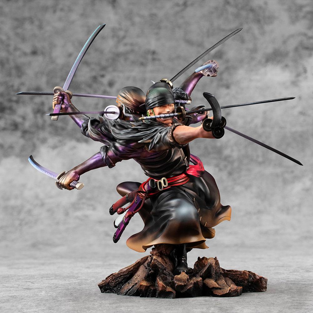 One Piece Excellent Model P.O.P PVC Statue SA-Maximum Roronoa Zoro Ver. Demon Spirit Kyuutouryuu Asura 17 cm - MangaShop.ro