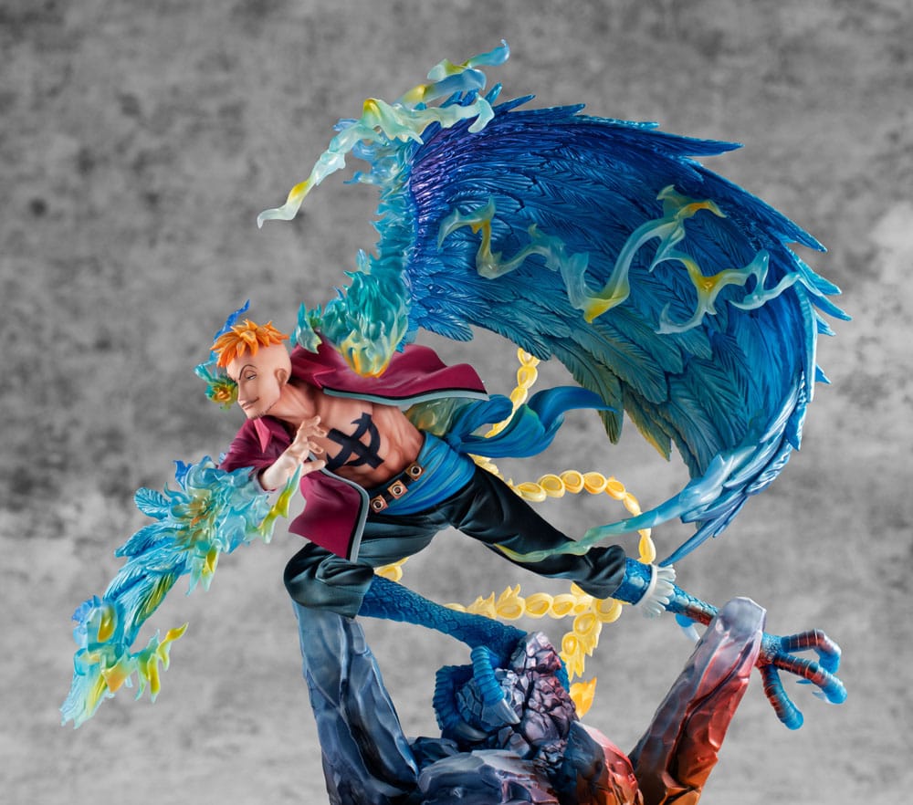 One Piece P.O.P MAS Maximum PVC Statue Marco the Phoenix Leader of 1st group of Whitebeard Pirates 32 cm - MangaShop.ro