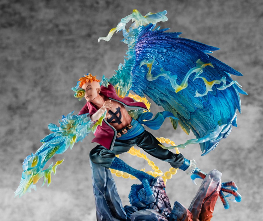 One Piece P.O.P MAS Maximum PVC Statue Marco the Phoenix Leader of 1st group of Whitebeard Pirates 32 cm - MangaShop.ro