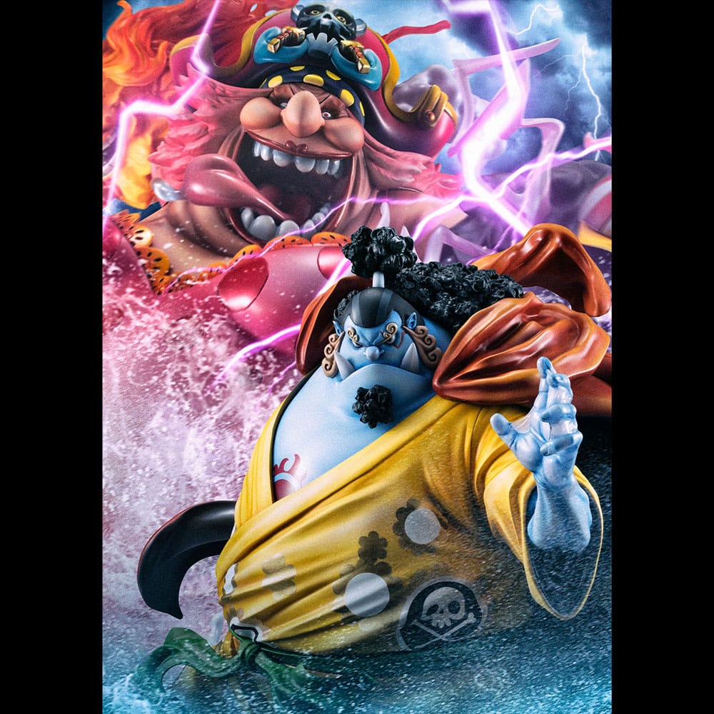 One Piece Portrait Of Pirates SA-MAXIMUM PVC Statue Knight of the Sea Jinbe Limited Reprint 25 cm - MangaShop.ro