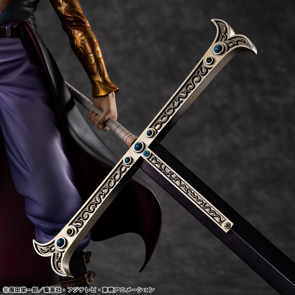One Piece P.O.P SA-MAXIMUM PVC Statue Hawk Eye Dracule Mihawk Ver. R 29 cm - MangaShop.ro