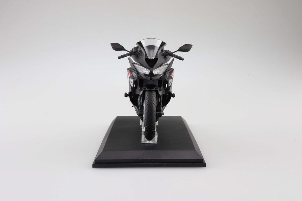 Diecast Bike Series Statue 1/12 Kawasaki Ninja ZX-25R Metallic Spark Black×Peal Flat Stardust White 16 cm - MangaShop.ro