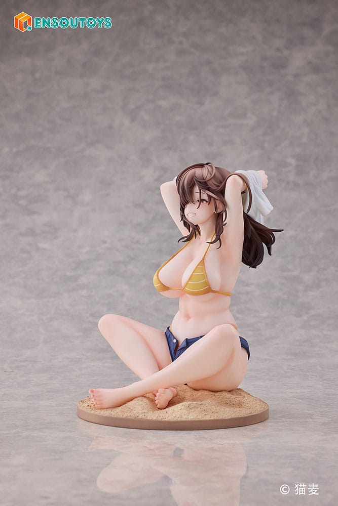 Original Character Statue Danjo no Yujo ga Seiritsu Dekinai Type no Onna Tomodachi 15 cm - MangaShop.ro