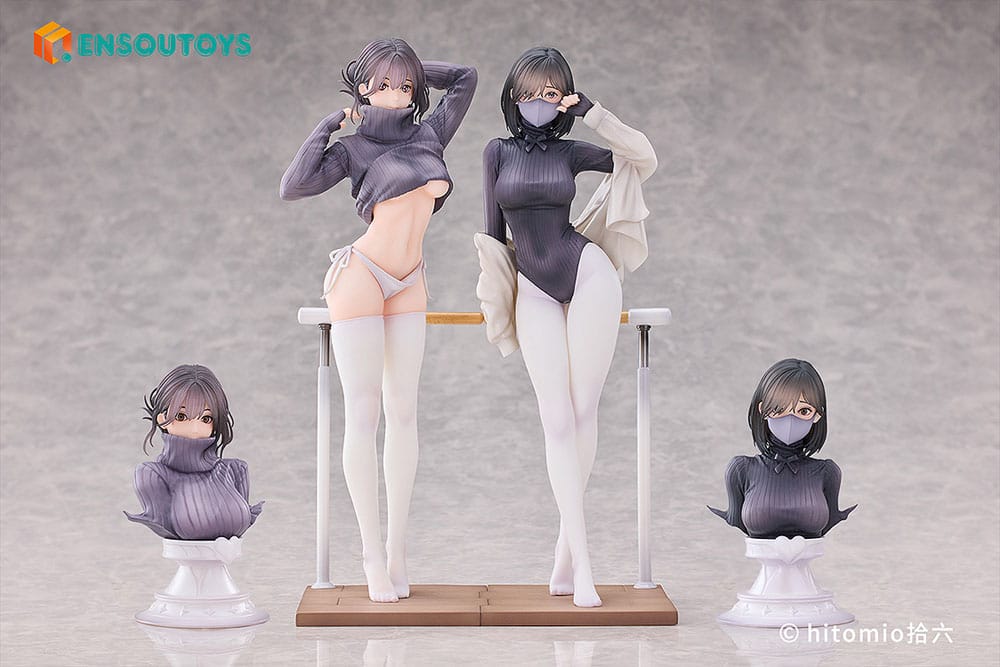 Original Character Statue 1/7 Guitar MeiMei & Shokyu Sensei's Dance Lesson 24 cm - MangaShop.ro