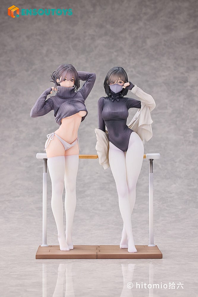 Original Character Statue 1/7 Guitar MeiMei & Shokyu Sensei's Dance Lesson 24 cm - MangaShop.ro