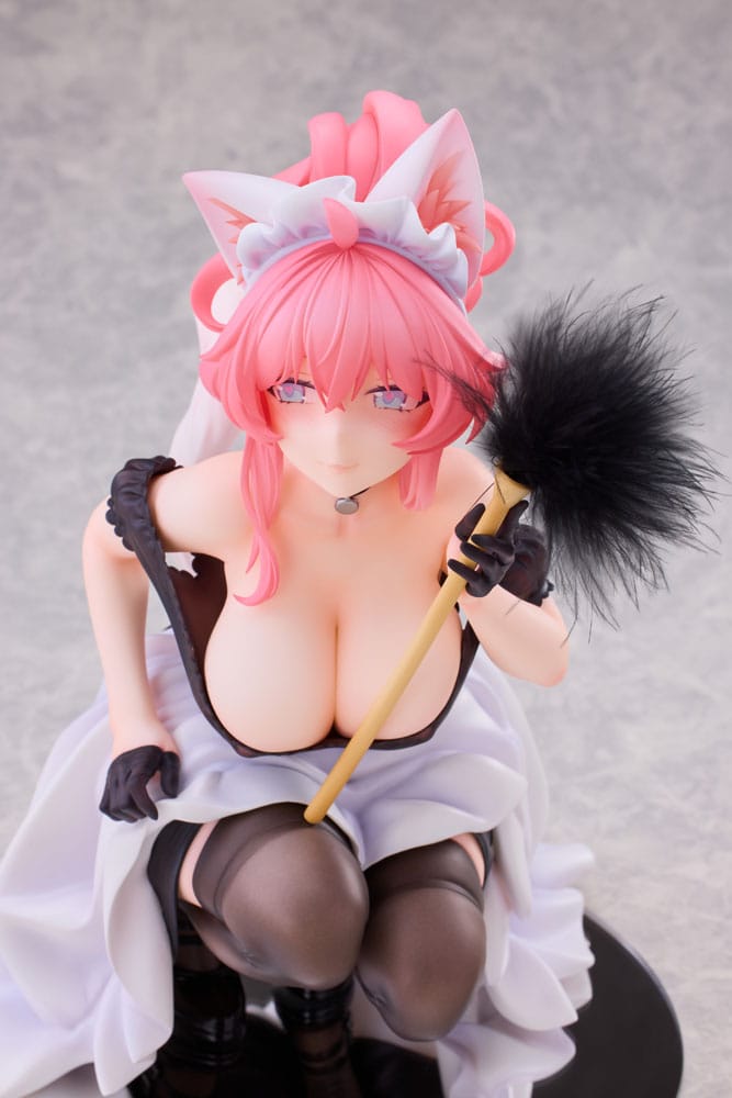 Original Character PVC Statue 1/4 Cat's Thought Maid Cat Mochan 24 cm - MangaShop.ro