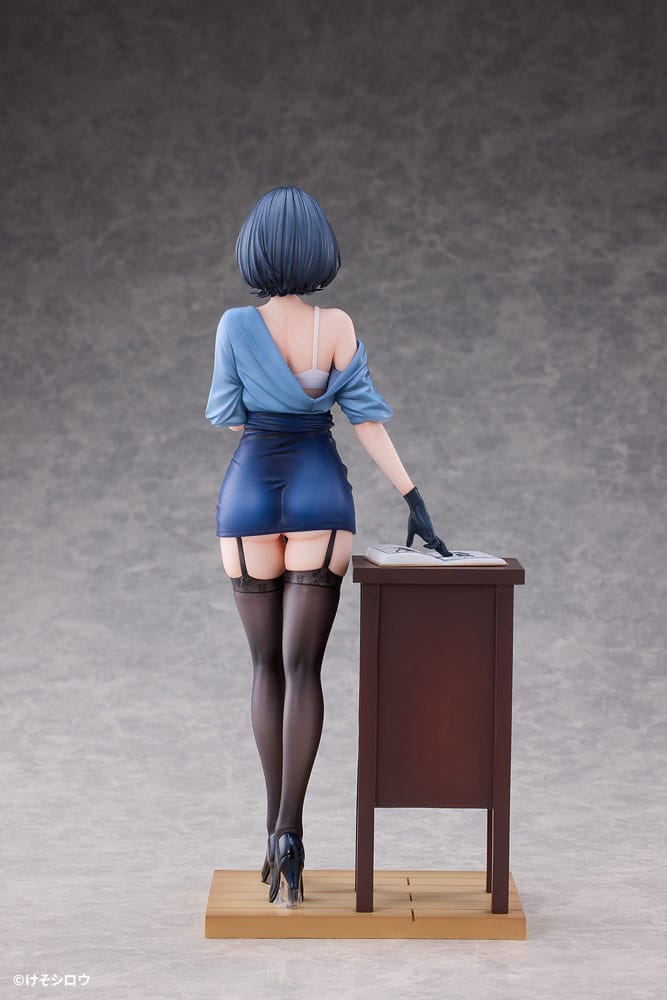 Original Character PVC Statue 1/6 Toutotsu ni Nugidasu Tennen Bijutsu Kyoushi Rumi Illustration by Keso Shirou 28 cm - MangaShop.ro