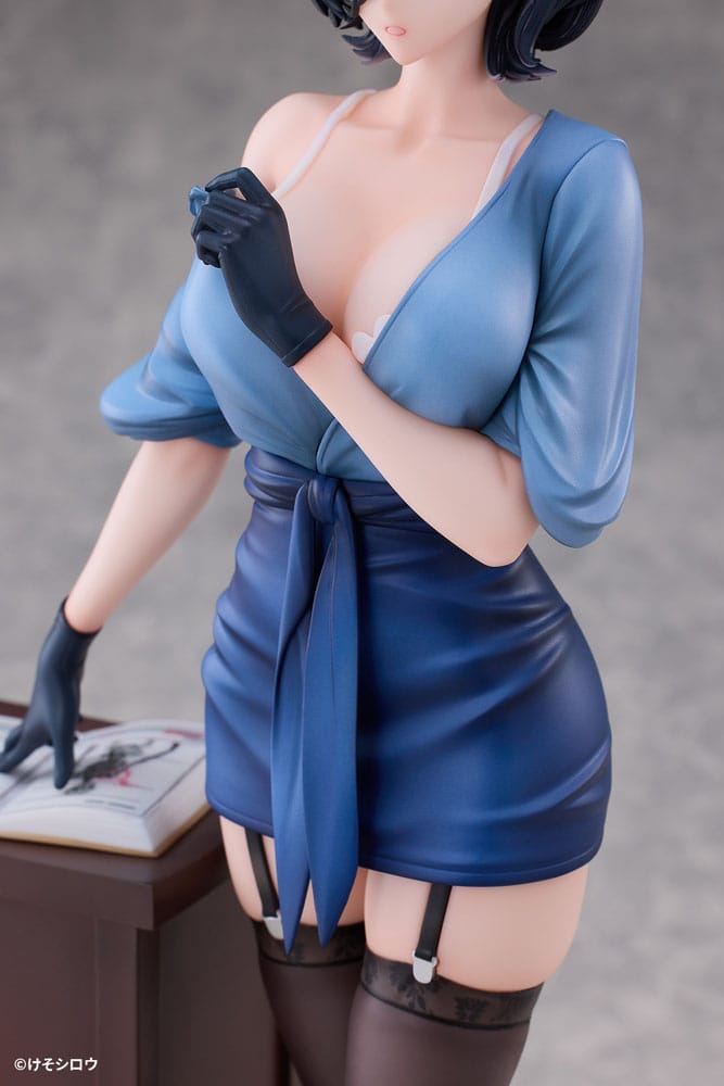 Original Character PVC Statue 1/6 Toutotsu ni Nugidasu Tennen Bijutsu Kyoushi Rumi Illustration by Keso Shirou 28 cm - MangaShop.ro