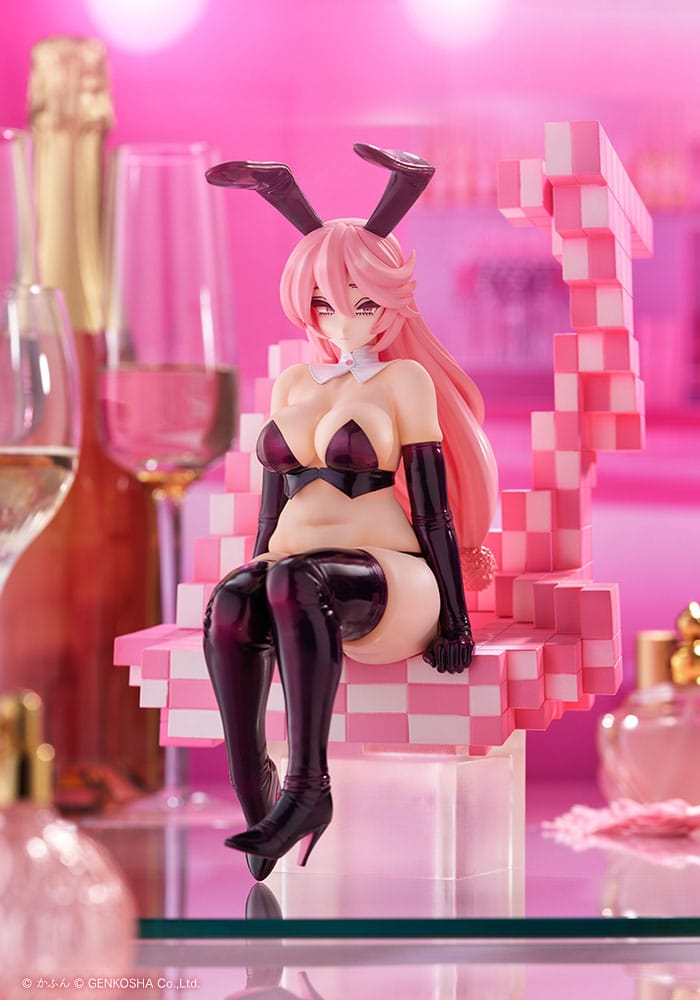 Original Character Trick Bunnies PVC Statue 1/7 Sitting Bunny Illustration by Kafun 24 cm - MangaShop.ro