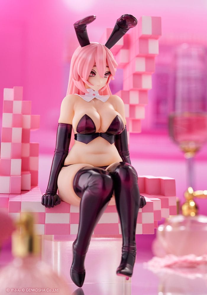 Original Character Trick Bunnies PVC Statue 1/7 Sitting Bunny Illustration by Kafun 24 cm - MangaShop.ro