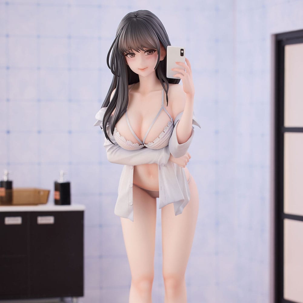 Original Character PVC Statue 1/6 Apocrypha Selfie Girl Illustration by hitomio16 Deluxe Edition 32 cm - MangaShop.ro