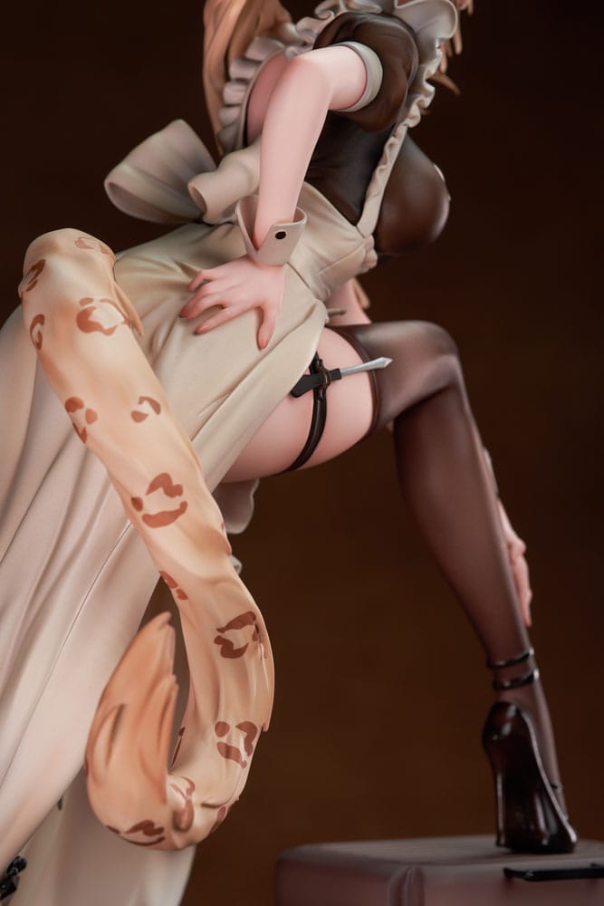 Original Character PVC Statue 1/7 Battle Maid Different Species Leopard Cat Maria Deluxe Edition 24 cm - MangaShop.ro