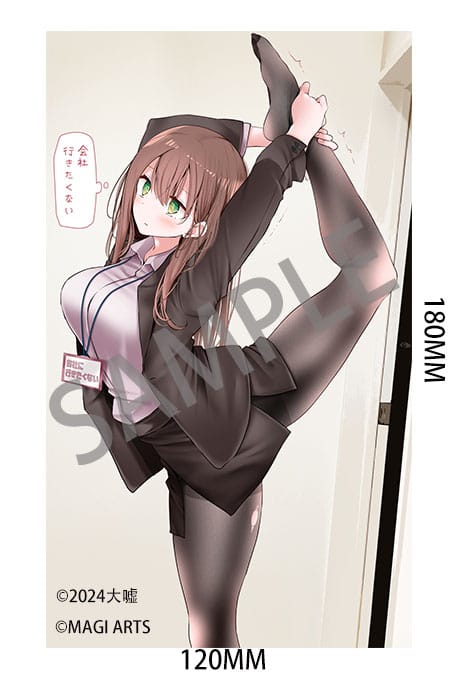 Original Character PVC Statue 1/6 OL-chan Who Doesn't Want to Go to Work White Ver. 26 cm - MangaShop.ro