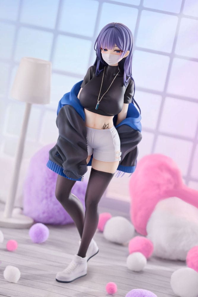 Original Character PVC Statue 1/7 Mask Girl Yuna 24 cm - MangaShop.ro
