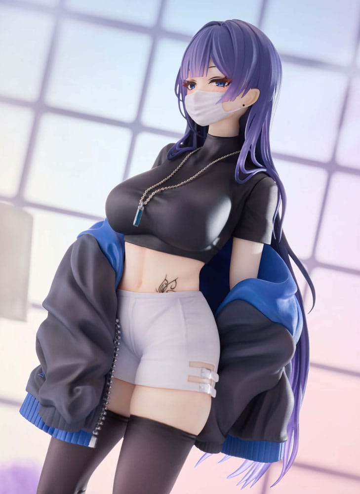 Original Character PVC Statue 1/7 Mask Girl Yuna 24 cm - MangaShop.ro